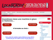 Tablet Screenshot of locaglaces.fr